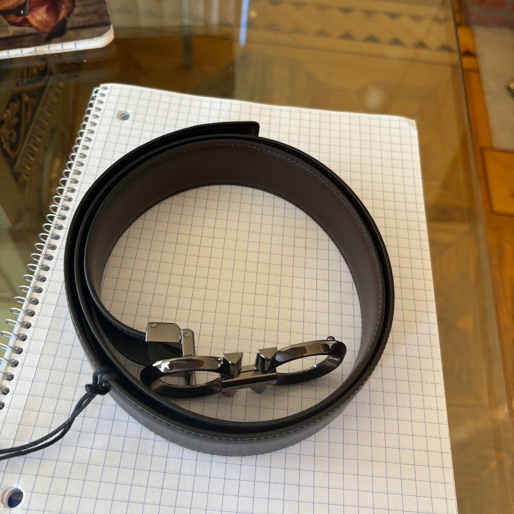 Salvatore Ferragamo Men’s Gancini Reversible Belt